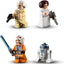 LEGO 75301 Star Wars Le X-Wing Fighter de Luke Skywalker, Jouet Vaisseau Spatial, Figurines, Princesse Leia, Droïde R2-D2, Idée Cadeau Enfants 9 Ans SKYN