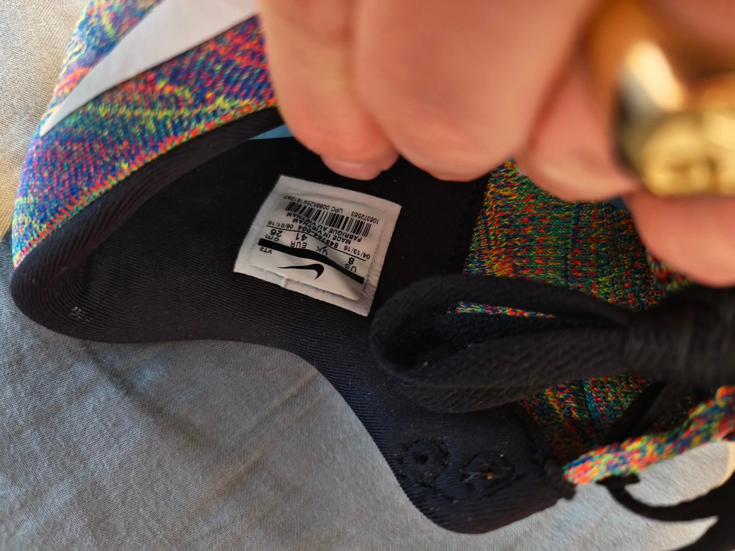 Nike Sneakers Nike Lunar Epic Low Flyknit Hommes Chaussure de course Taille 41 0885259188583 nike