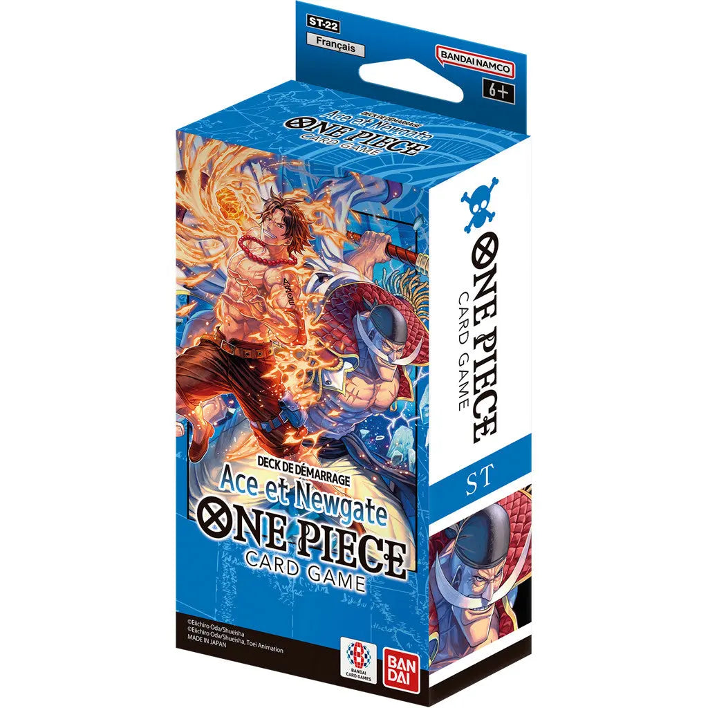 Jeu de cartes One Piece Le Jeu de Cartes - Deck pour Débutant 22 - Ace et Newgate Bandai