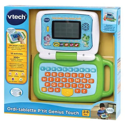 jouet Ordi tablette Vtech P tit Genius Touch Vert VTECH