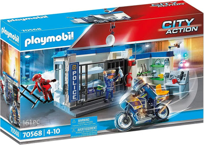 Voiture PLAYMOBIL 70568 Poste de police et cambrioleur Alice's Garden