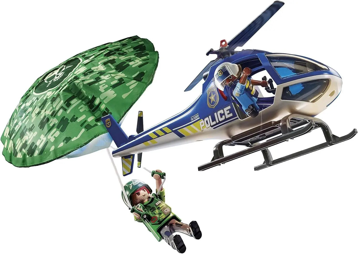 jouet PLAYMOBIL 70569 Hélicoptère de police et parachutiste playmobil