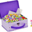Jeux PLUS PLUS- Valisette métal 600 pièces Pastel et néon pièces-PP7003, PP7003, Classic (à partir de 3 Ans) PLUS PLUS