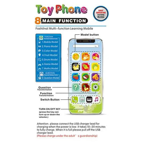 jouet PTHTECHUS Telephone Portable pour Enfant, Smartphone pour Enfant Jouets ELECTRONIQUES EDUCATIFS 02 PTHTECHUS