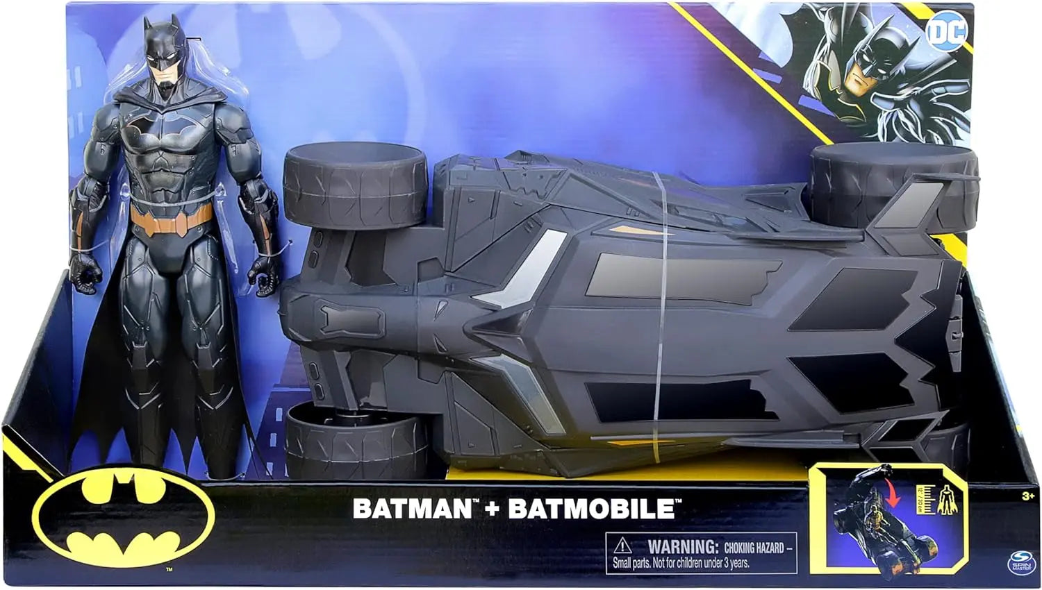 jouet pour enfant Pack Batmobile Figurine Batman 30 cm Playmobil