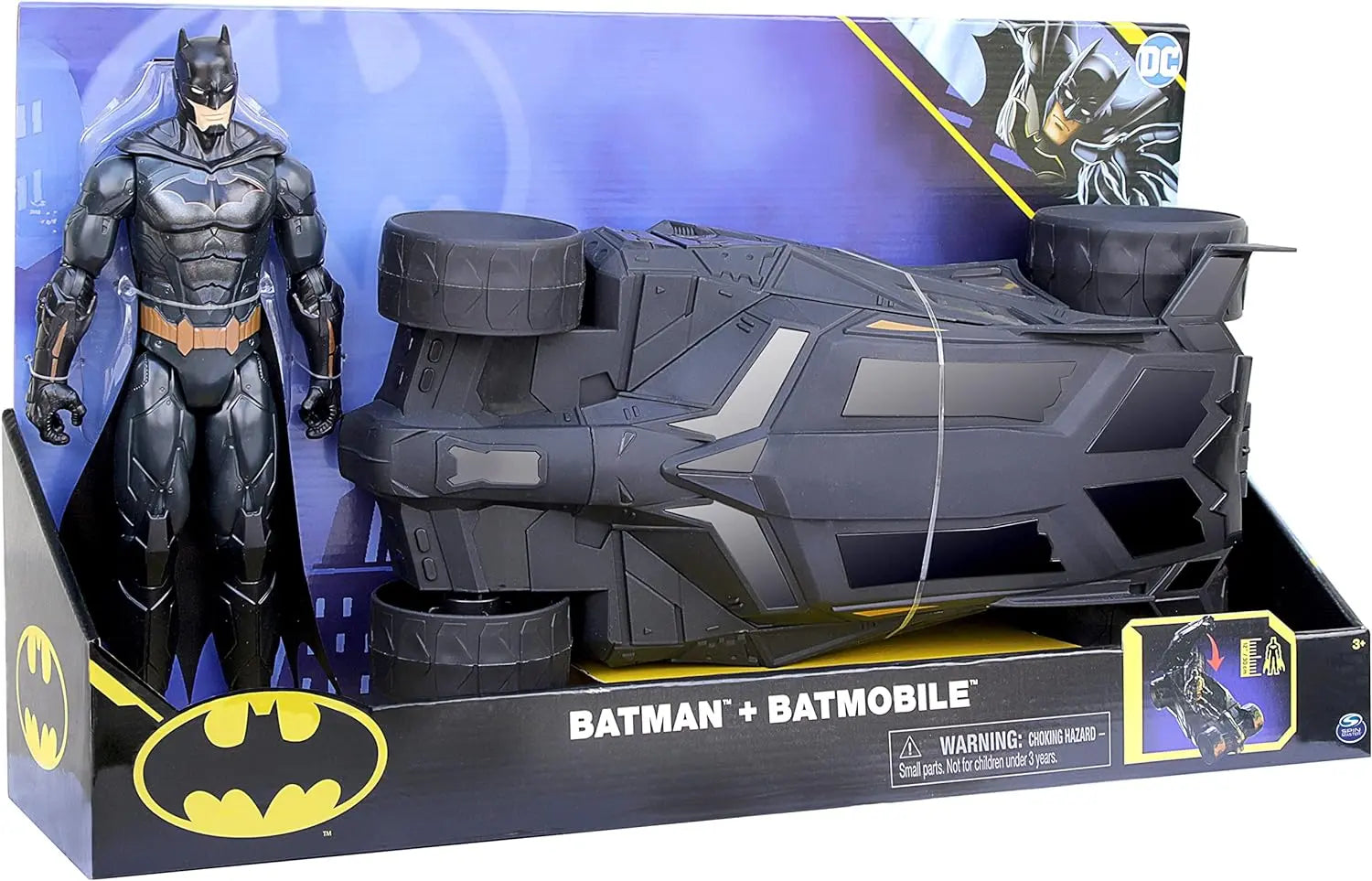 jouet pour enfant Pack Batmobile Figurine Batman 30 cm Playmobil