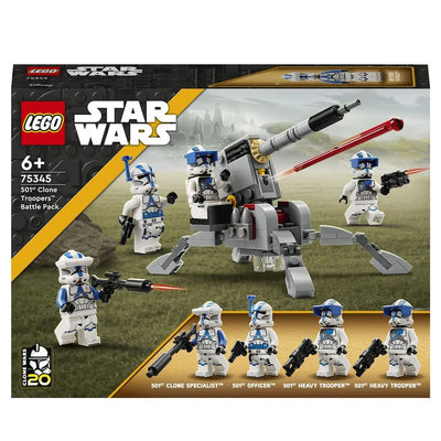 jouet Pack de combat Clone Troopers 501ème légion Lego Star Wars 75345 lego