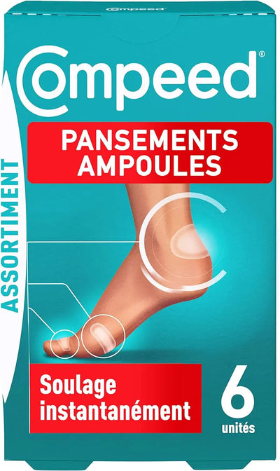 Préservatifs Pansement ampoule COMPEED la boîte de 6 pansements durex