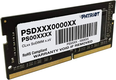 RAM Patriot Memory Série Signature SODIMM Module de mémoire DDR4 2666 MHz PC4-21300 16Go (1x16Go) C19 - PSD416G266681S PATRIOT MEMORY