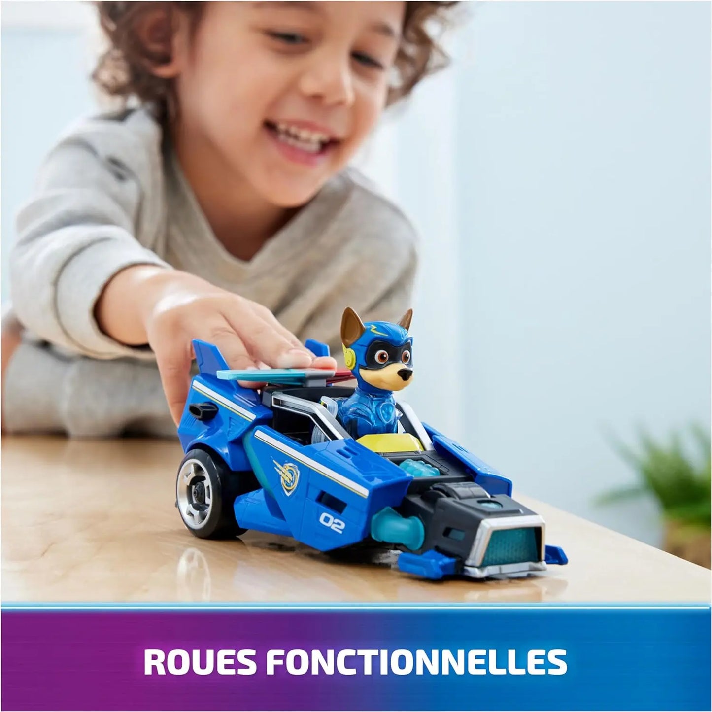 Jouet Paw Patrol véhicule avec Figurine la Pat Patrouille Chase TH Paw Patrol