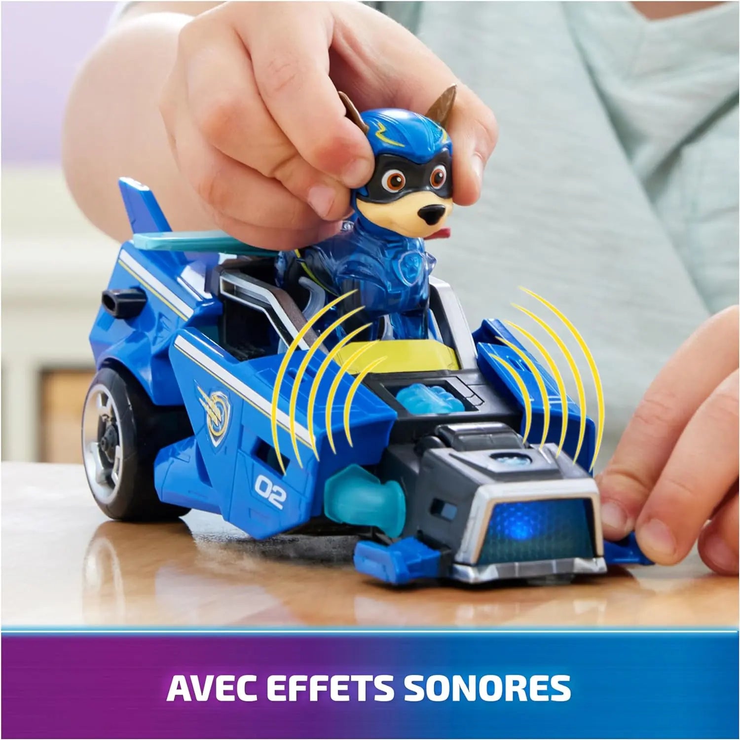 Jouet Paw Patrol véhicule avec Figurine la Pat Patrouille Chase TH Paw Patrol