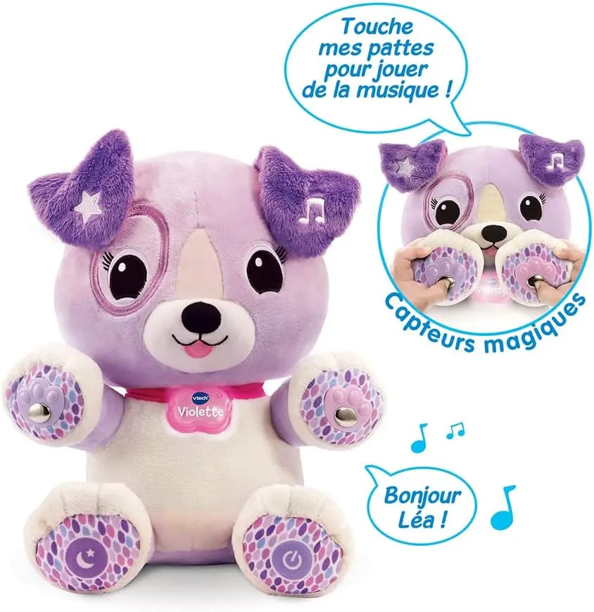 peluche Peluche Baby Paws mon bébé chien Vtech Baby