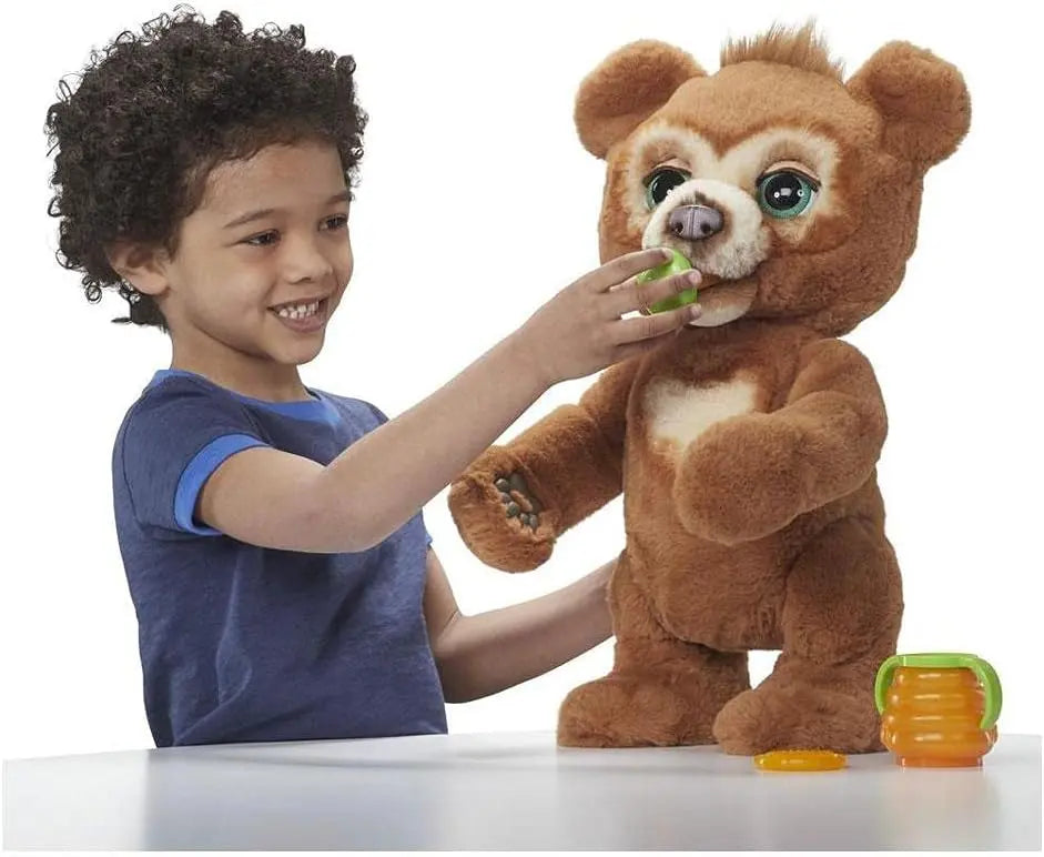 Peluche interactive Cubby l'ours curieux Furreal