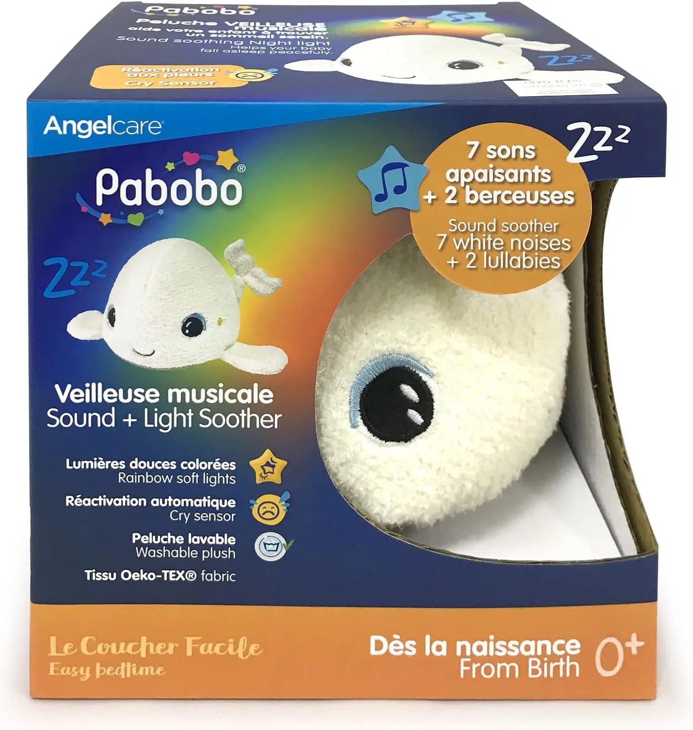 jouet pour enfant Peluche veilleuse & bruits blancs Pabobo Beluga PLAYMOBIL