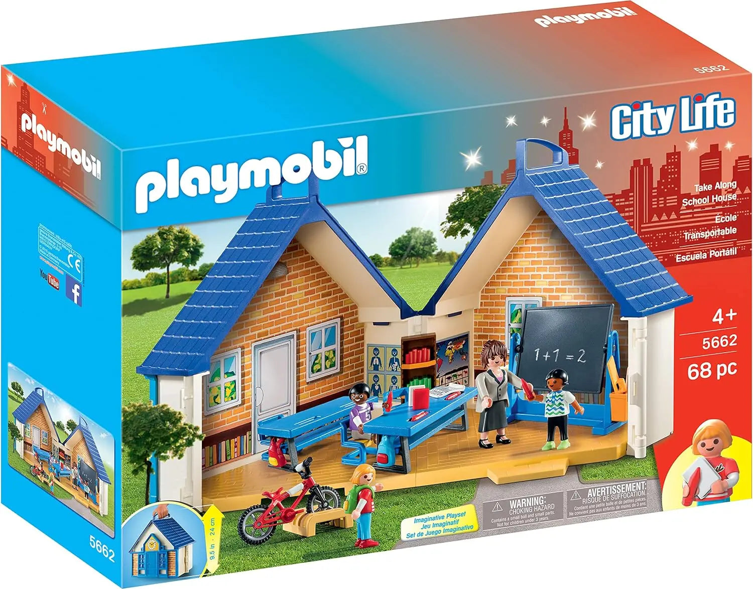 Playmobil 5662 City Life Salle de Classe transportable 5662 TECIN HOLDING