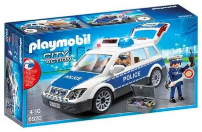 jouet Playmobil 6920 Voiture de policiers avec gyrophare et sirène Playmobil