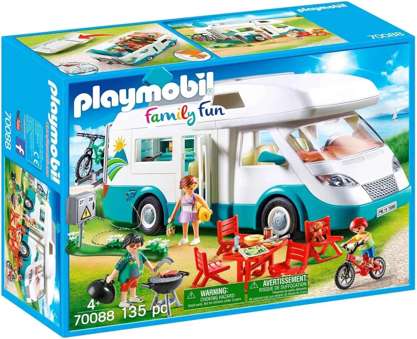 playmobil Playmobil 70088 Famille et camping-car playmobil