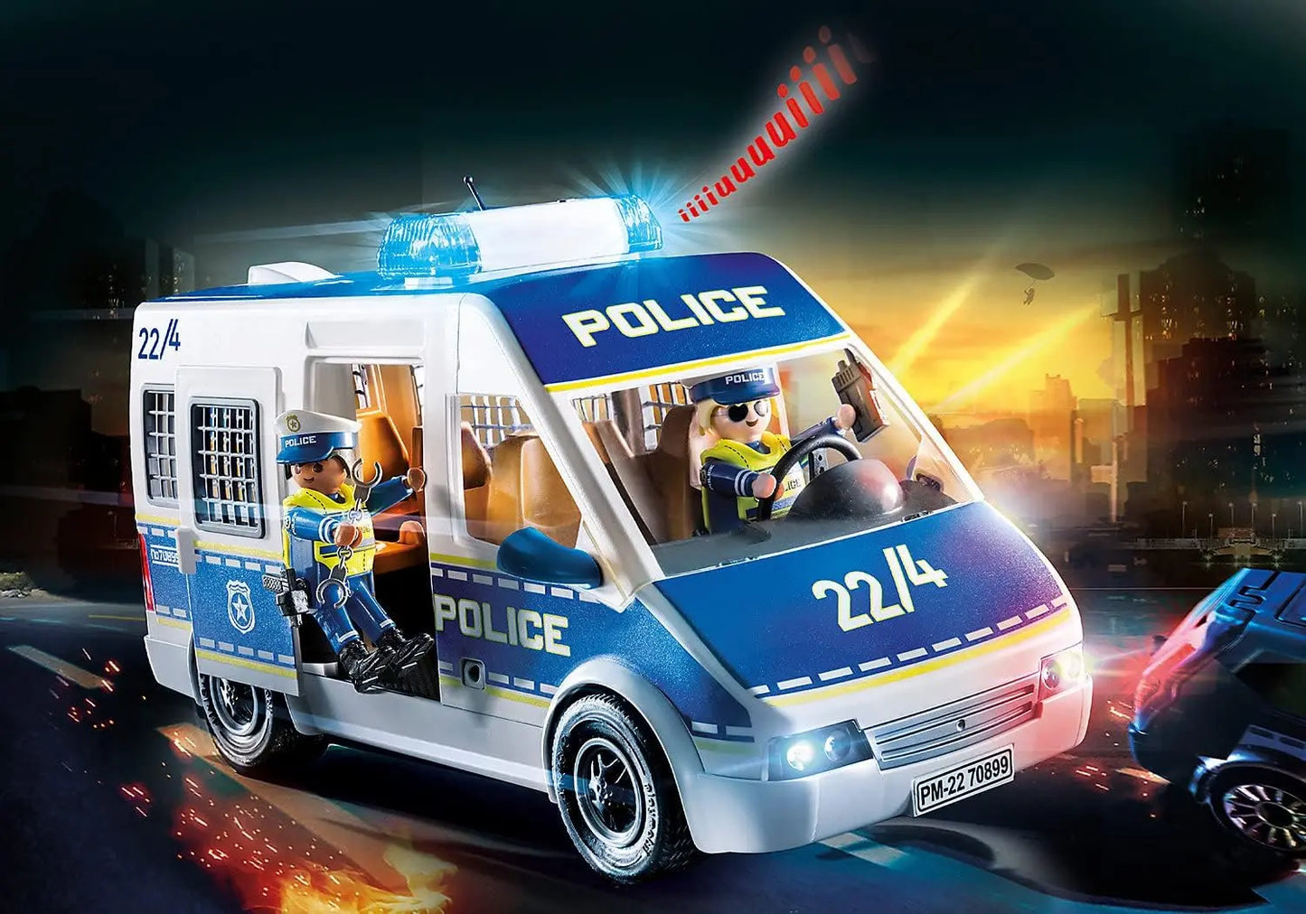 lego Playmobil 70899 Fourgon Police lego