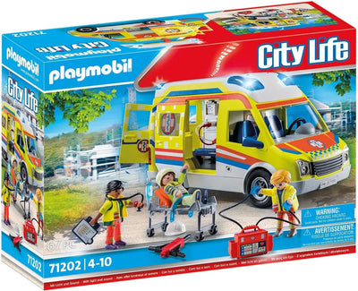 jouet Playmobil 71202 Ambulance avec effets lumineux et sonore playmobil