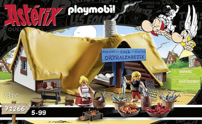 jouet pour enfant Playmobil 71266 Hutte d'Ordralfabetix Astérix LEGO