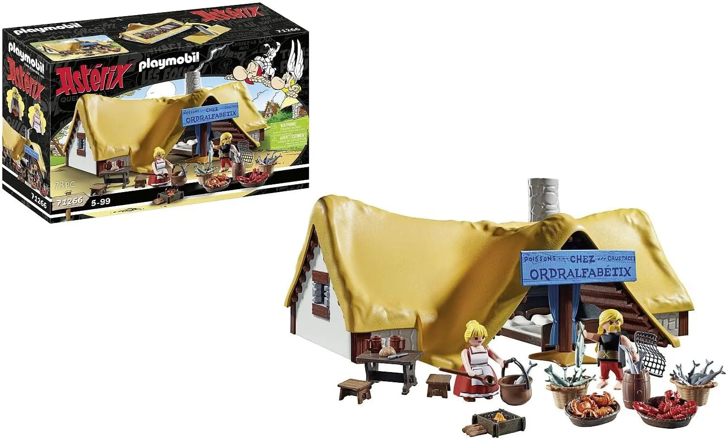 jouet pour enfant Playmobil 71266 Hutte d'Ordralfabetix Astérix LEGO