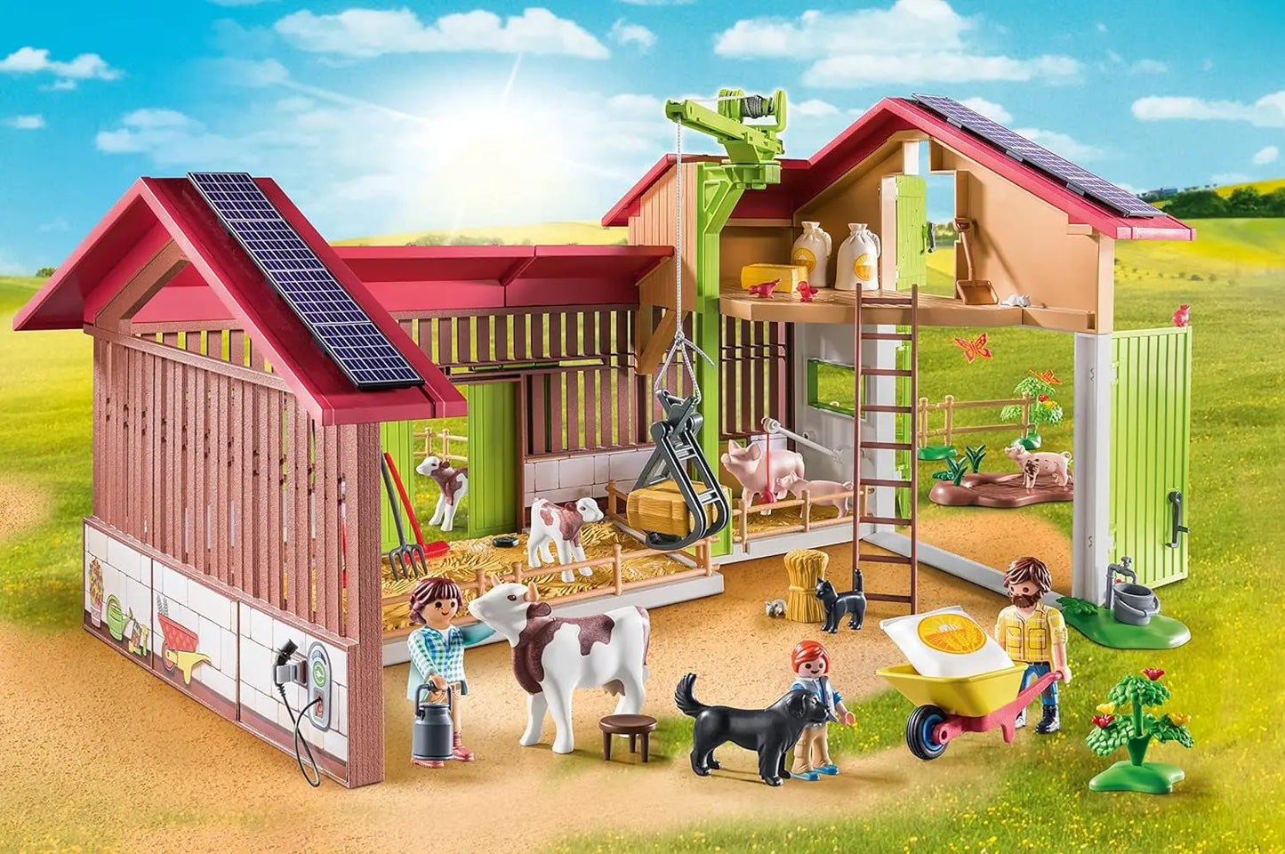 playmobil Playmobil 71304 Ferme avec panneaux solaires PLAYMOBIL