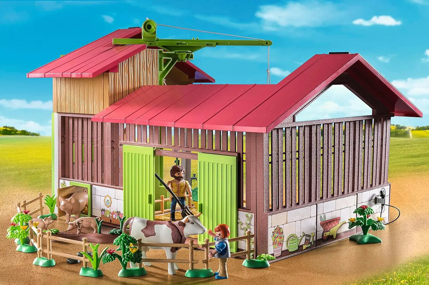 playmobil Playmobil 71304 Ferme avec panneaux solaires PLAYMOBIL