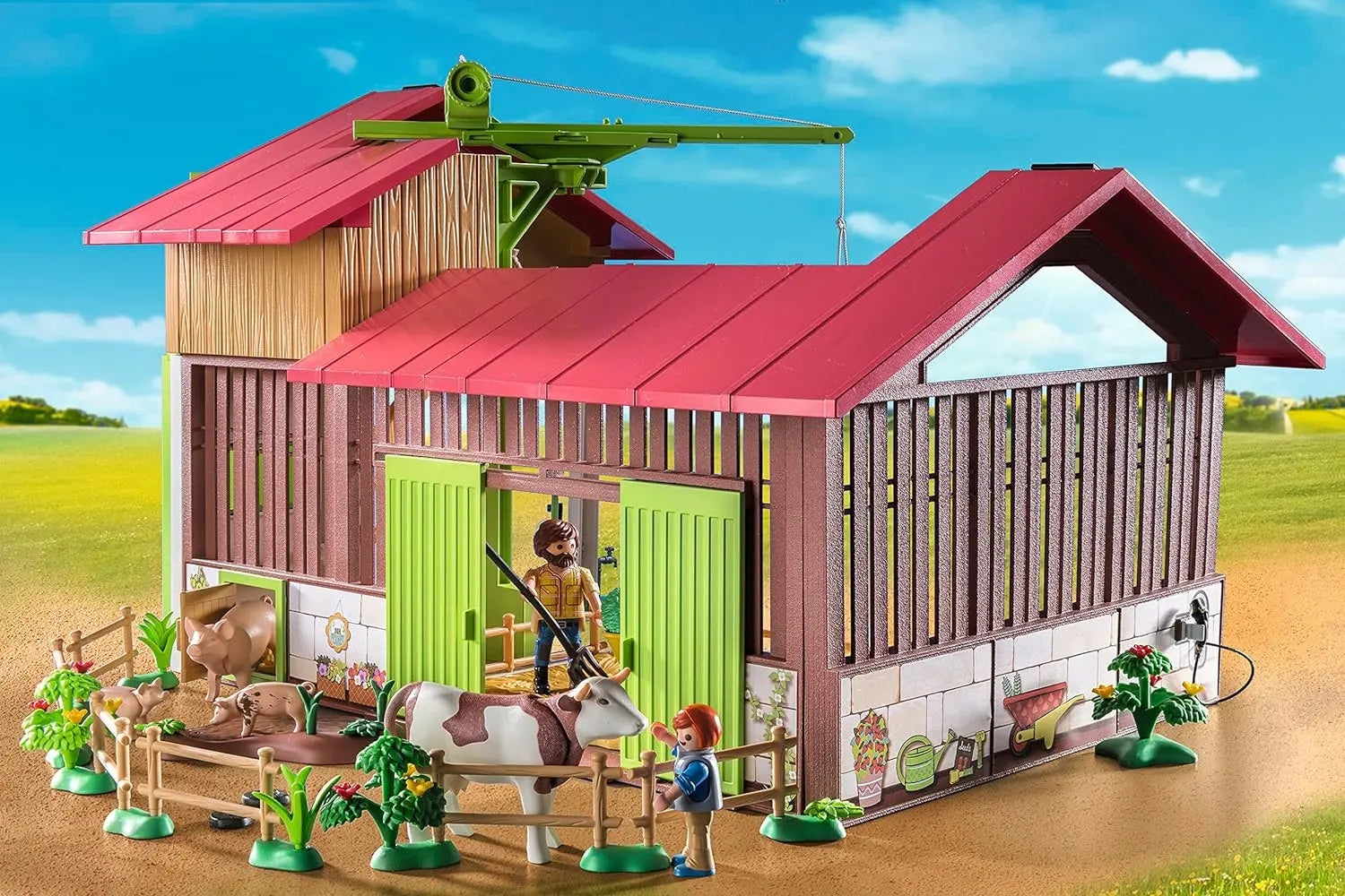 playmobil Playmobil 71304 Ferme avec panneaux solaires PLAYMOBIL