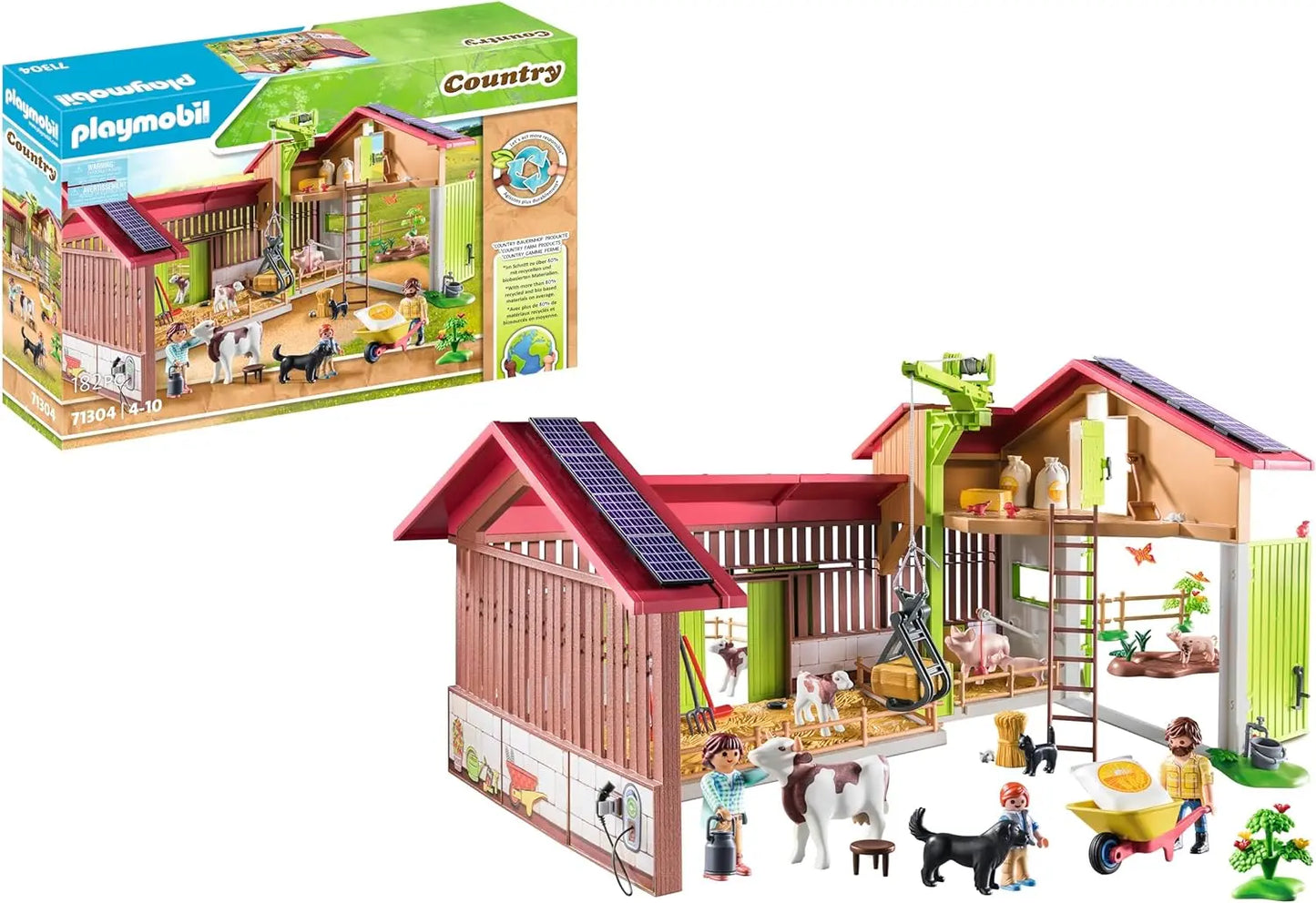 playmobil Playmobil 71304 Ferme avec panneaux solaires PLAYMOBIL