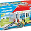 jouet Playmobil 71329 Bus Scolaire - City Life - avec Trois Personnages, Un Bus Scolaire avec Le Toit Amovible, Un Fauteuil Roulant, des Sacs à Dos et des Accessoires - Dès 4 Ans playmobil