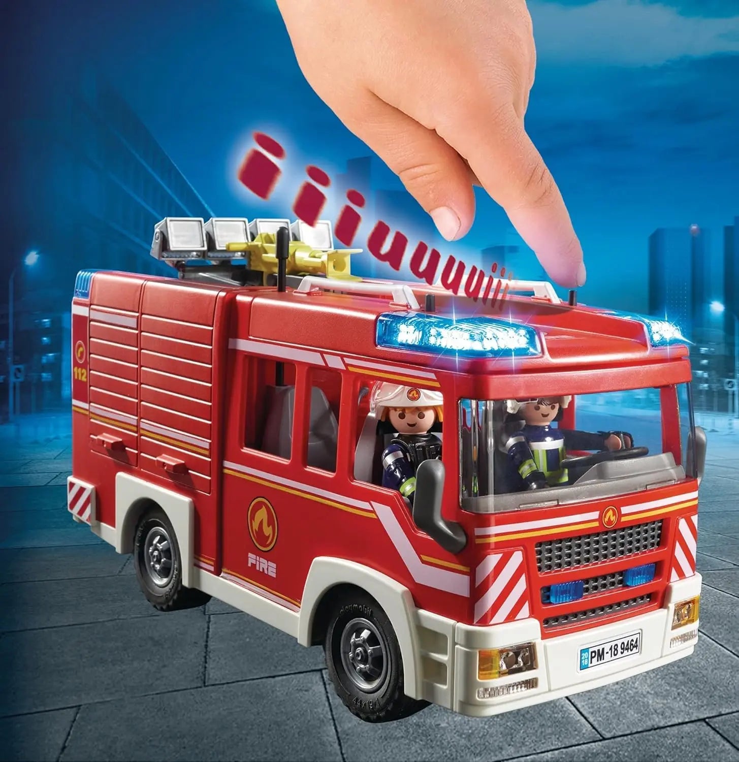 Playmobil 9464 Fourgon d'intervention des pompiers TECIN HOLDING