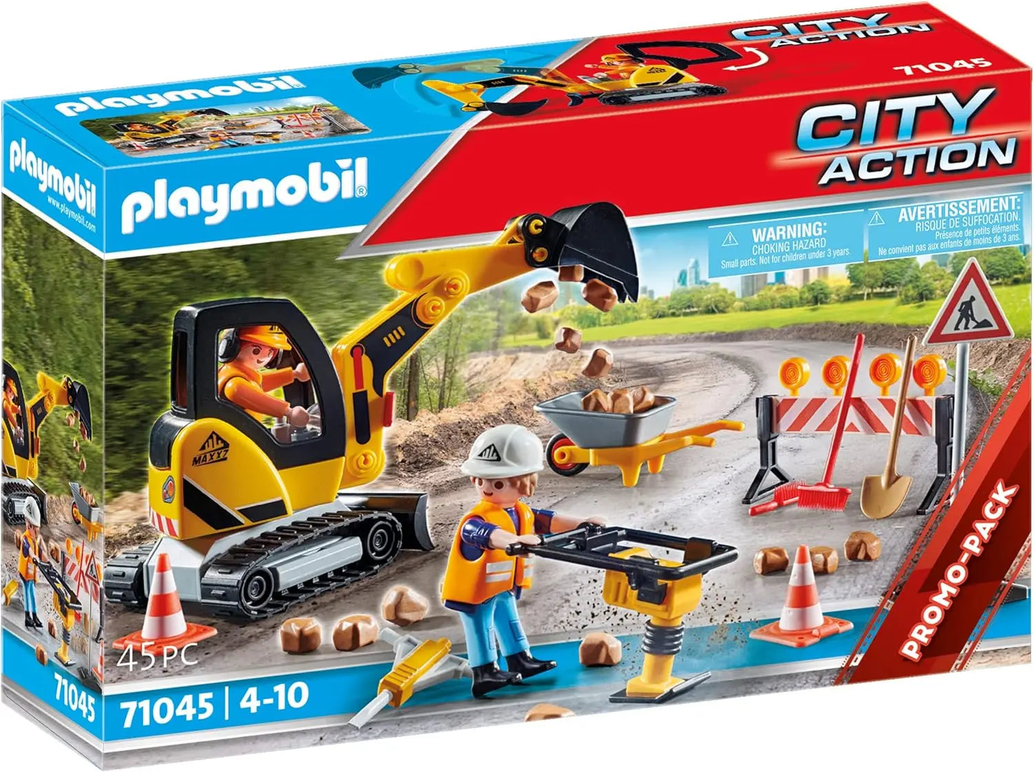 playmobil Playmobil City Action Ouvriers de voirie playmobil