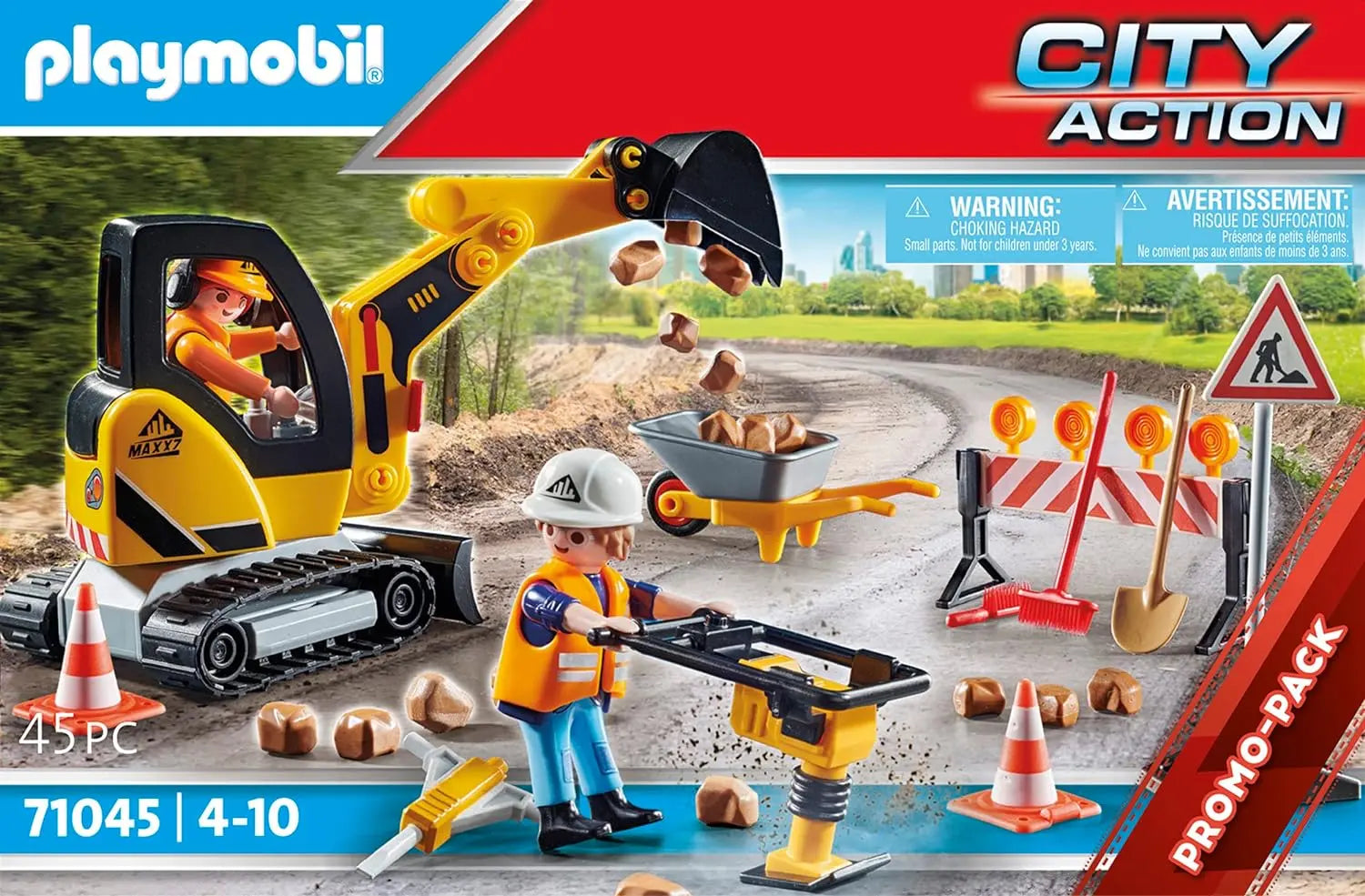 playmobil Playmobil City Action Ouvriers de voirie playmobil