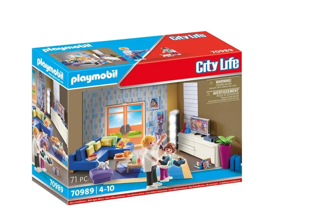 jouet Playmobil City Life 70989 Salon aménagé playmobil