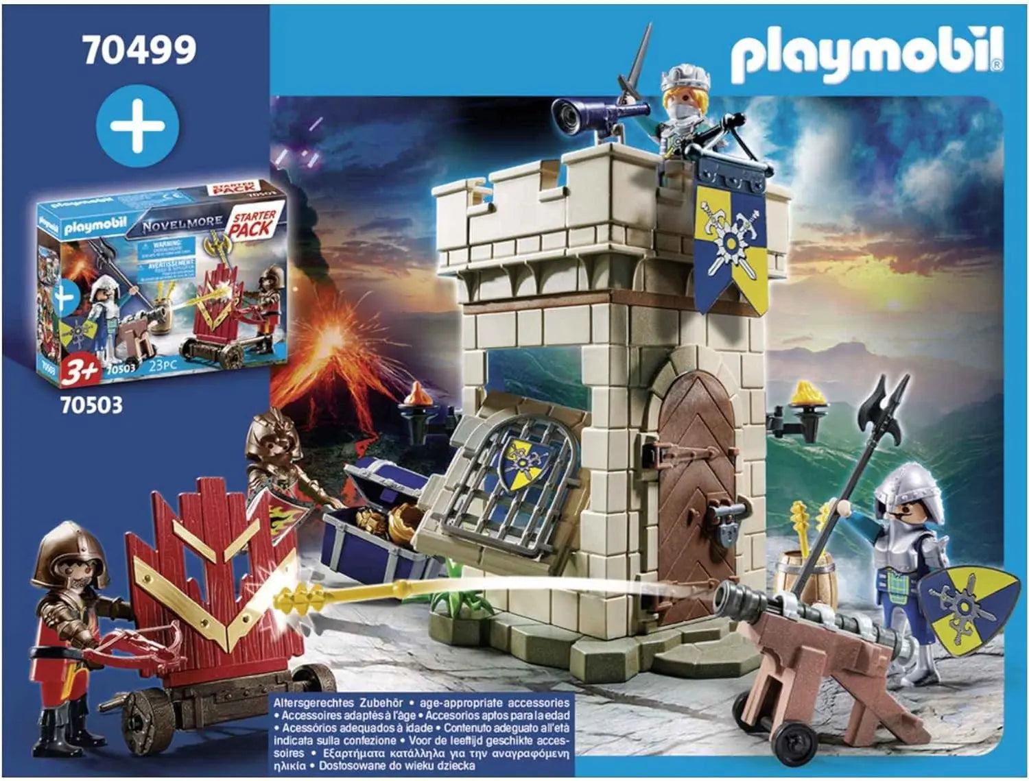 playmobil Playmobil Starter Pack Donjon Novelmore 70499 playmobil