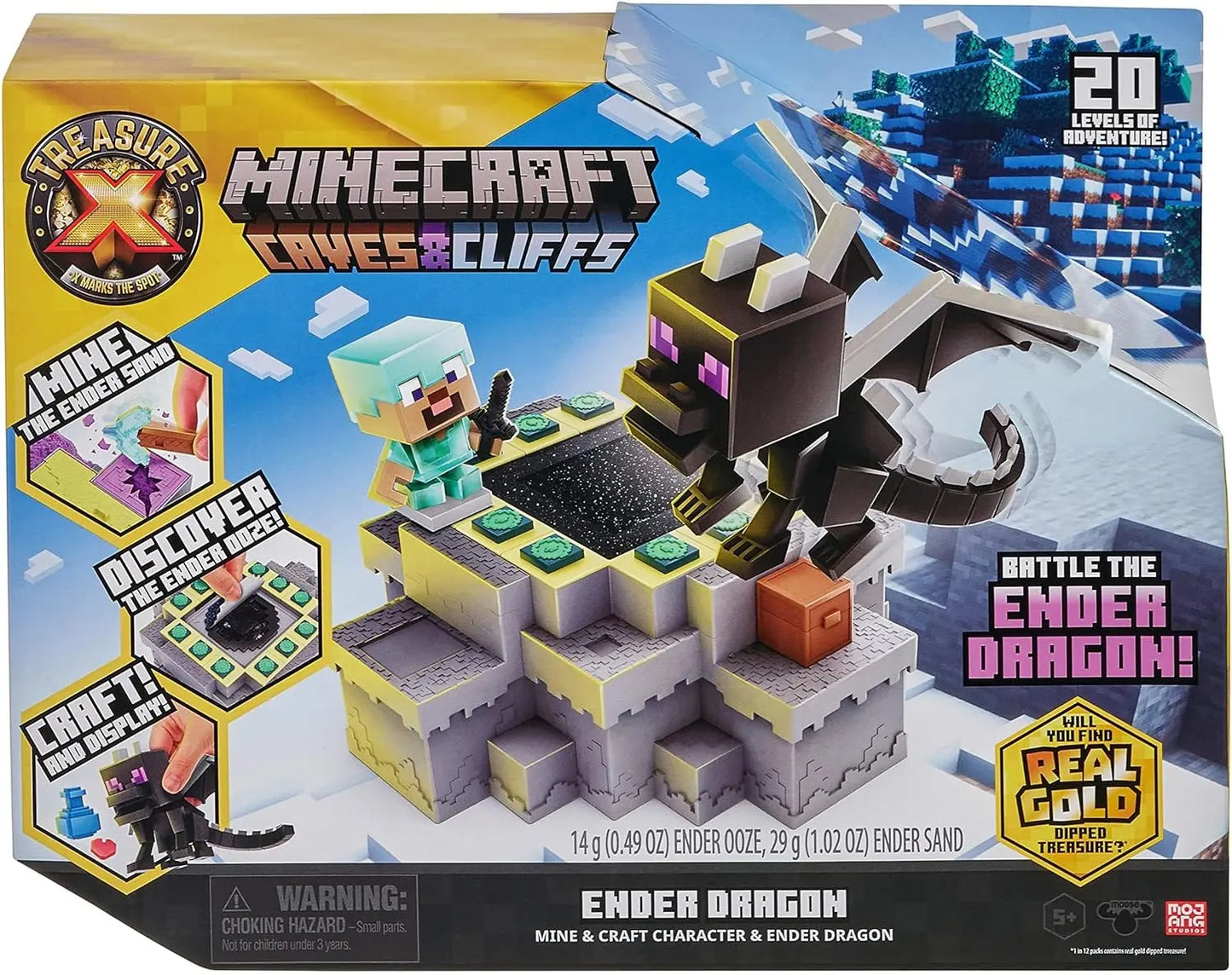 Playset Minecraft Trésor X Ender Dragon TECIN HOLDING