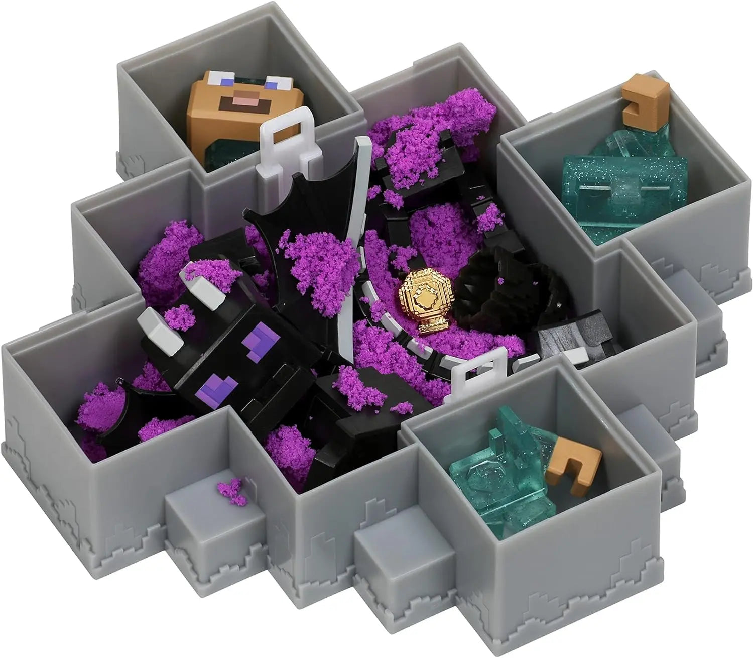 Playset Minecraft Trésor X Ender Dragon TECIN HOLDING