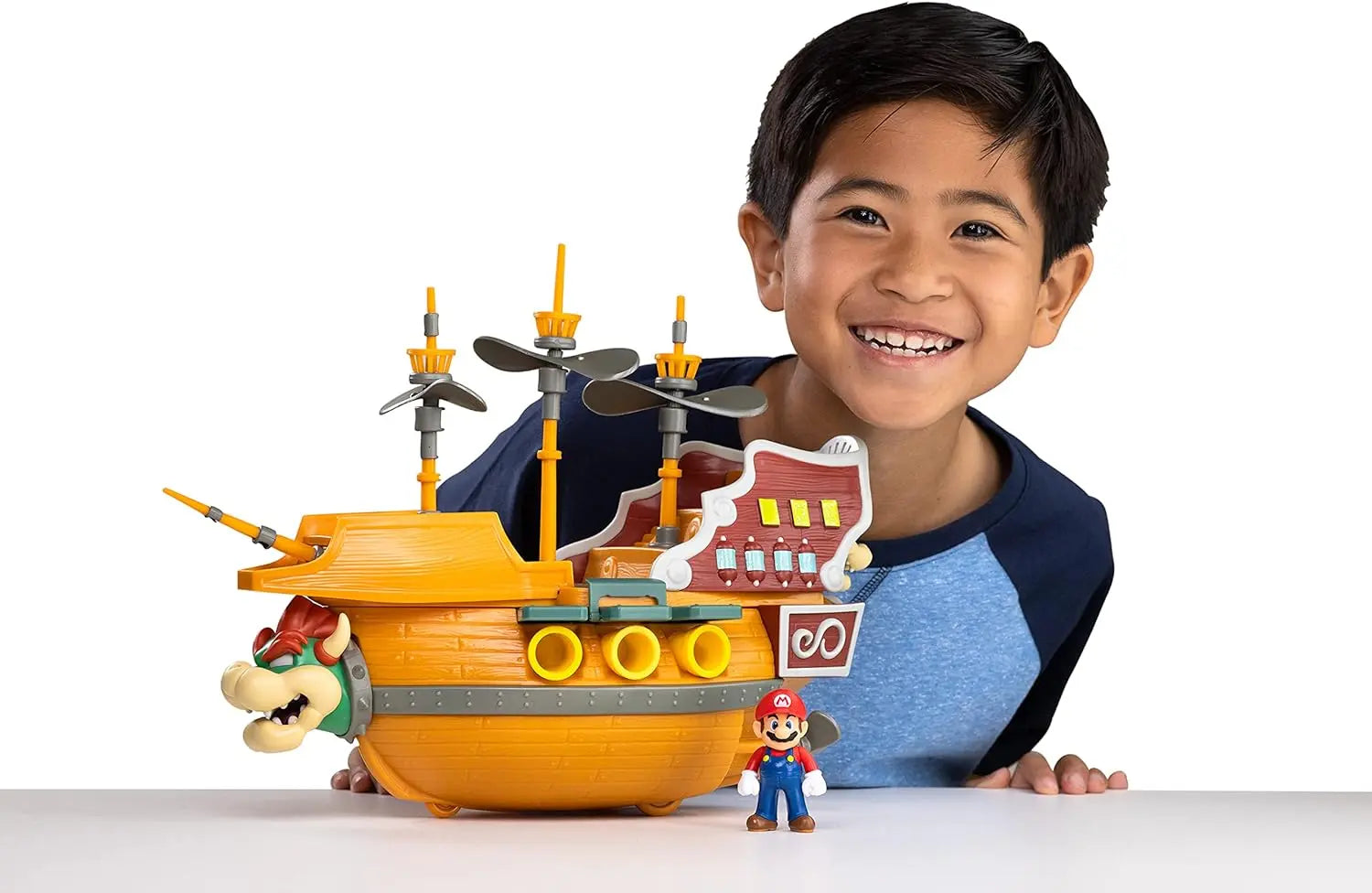 jouet pour enfant Playset Super Mario Jakks Pacific Bâteau de Bowser Funko