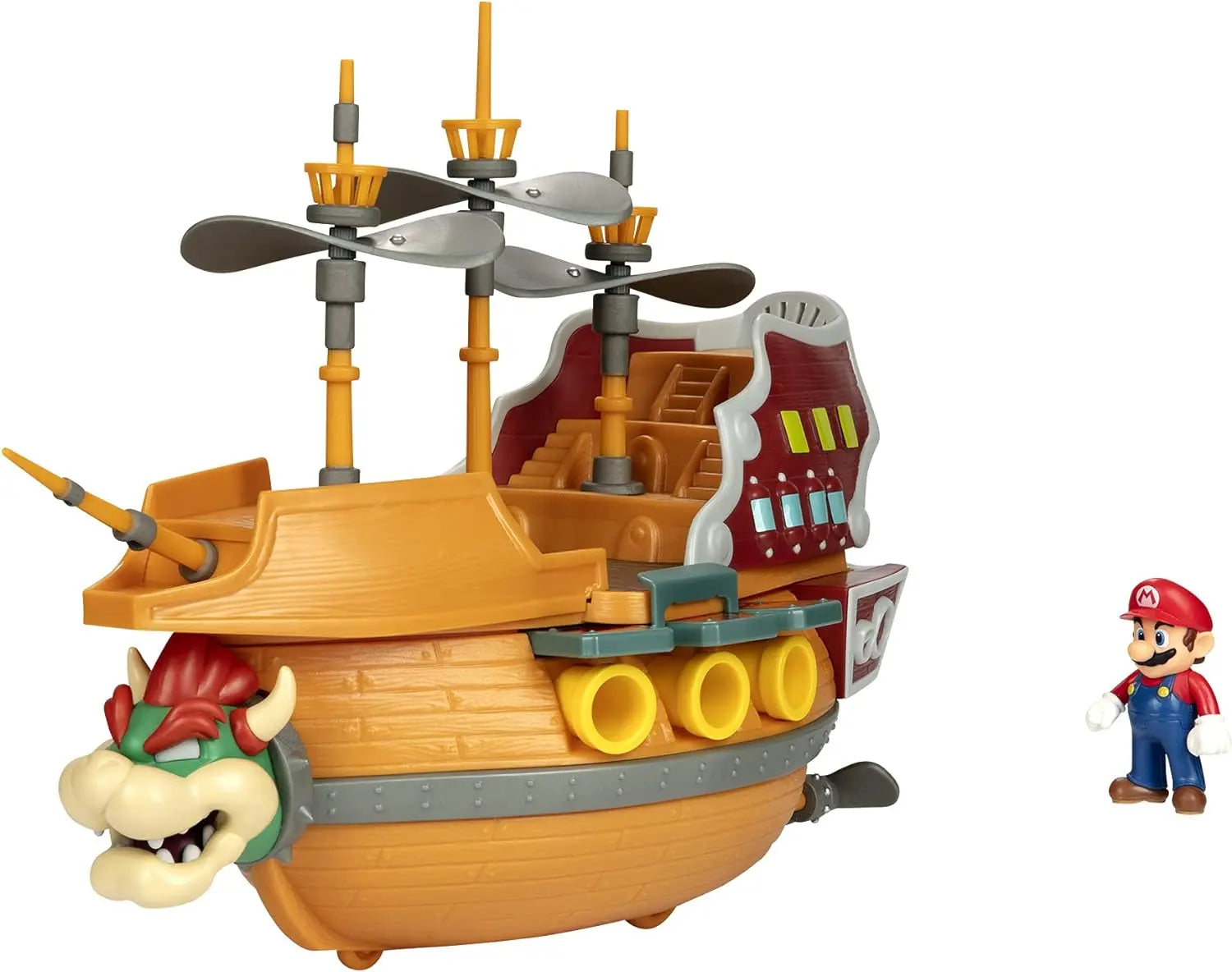 jouet pour enfant Playset Super Mario Jakks Pacific Bâteau de Bowser Funko