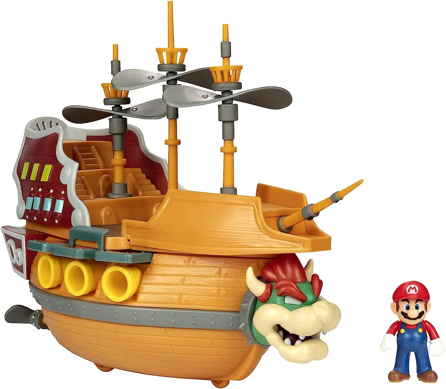 jouet pour enfant Playset Super Mario Jakks Pacific Bâteau de Bowser Funko