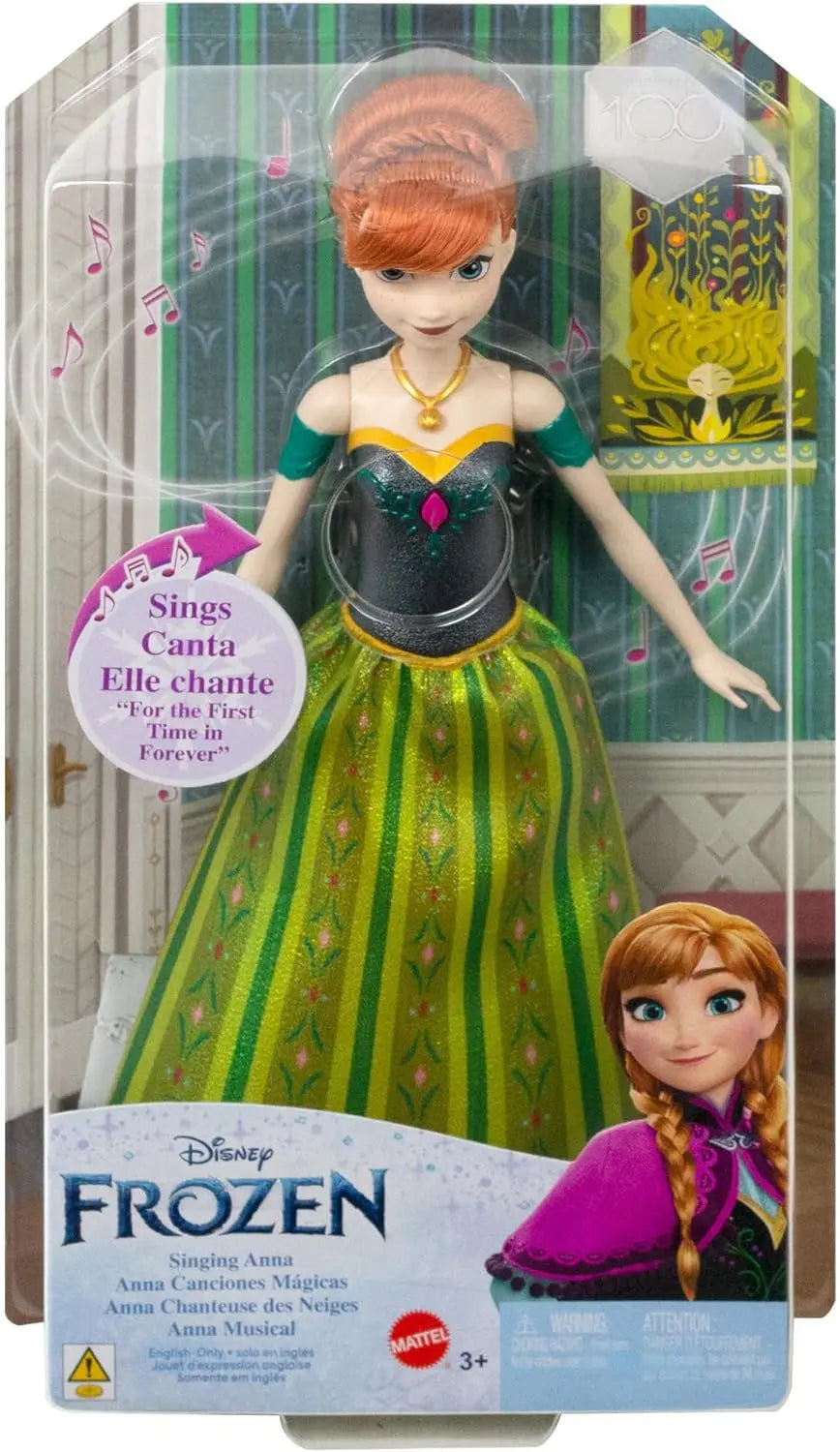 figurine pour enfant Poupée Anna chantante La Reine des Neiges Disney Mattel Games