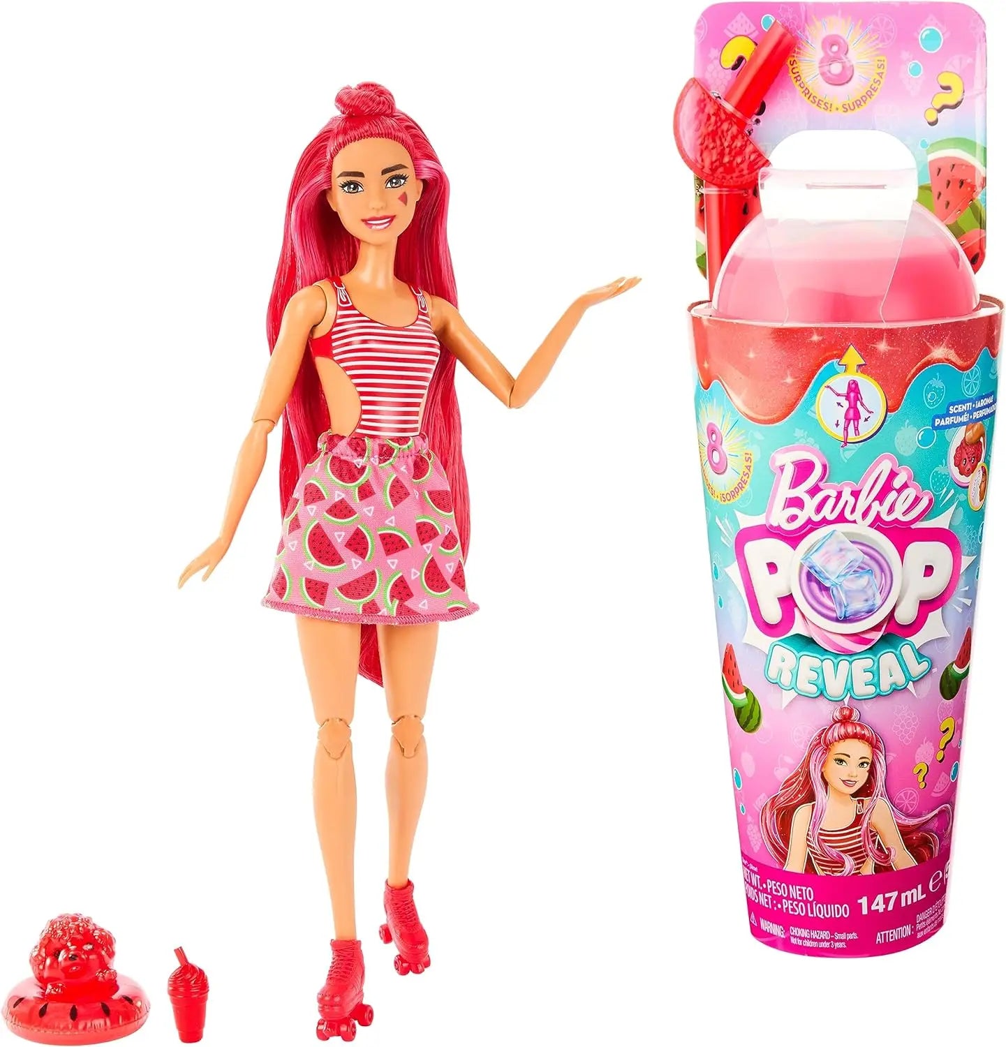 jouet pour filles Poupée Barbie Pop Reveal Pastèque Mattel Games