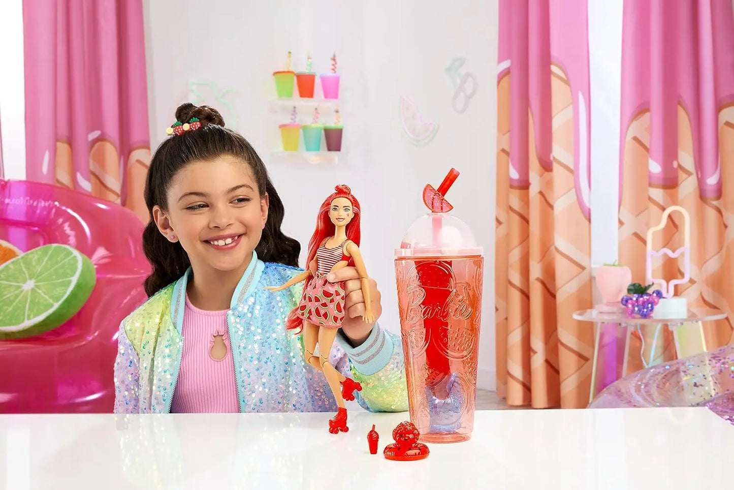 jouet pour filles Poupée Barbie Pop Reveal Pastèque Mattel Games