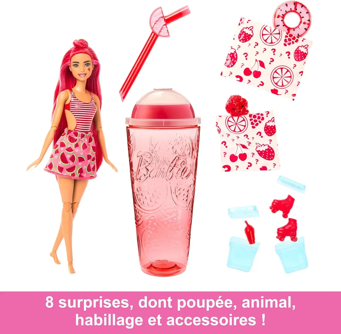 jouet pour filles Poupée Barbie Pop Reveal Pastèque Mattel Games