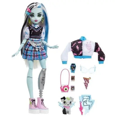 jouet pour filles Poupée Frankie Stein et animal Monster High Mattel Games