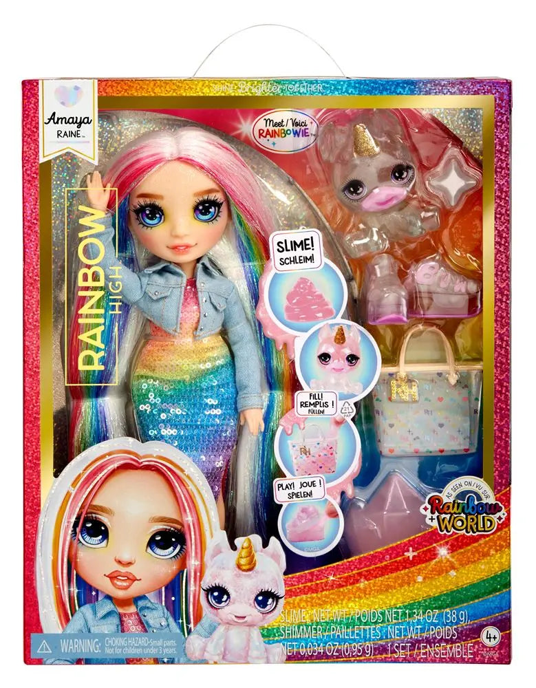 jouet pour filles Poupée Rainbow High Slime Amaya Rainbow highd