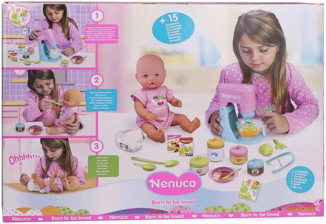 jouet pour enfant Poupon Nenuco qu'est-ce qu'on mange aujourd'hui Nenuco