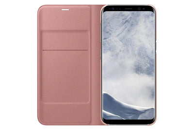 Protection pour téléphone mobile Samsung LED view cover (ROSE ) - Samsung Galaxy S8 Samsung