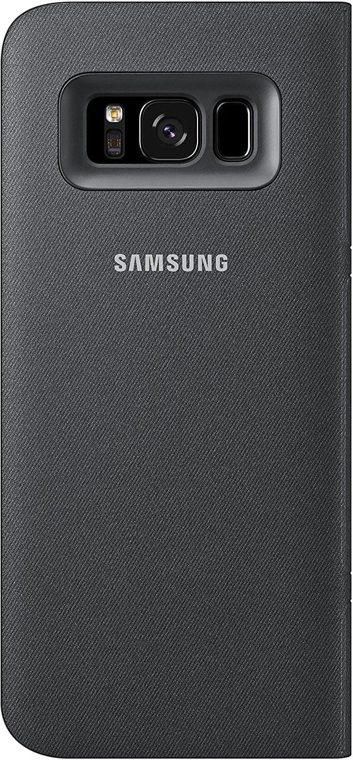 Protection pour téléphone mobile Samsung LED view cover (noir) - Samsung Galaxy S8 Samsung