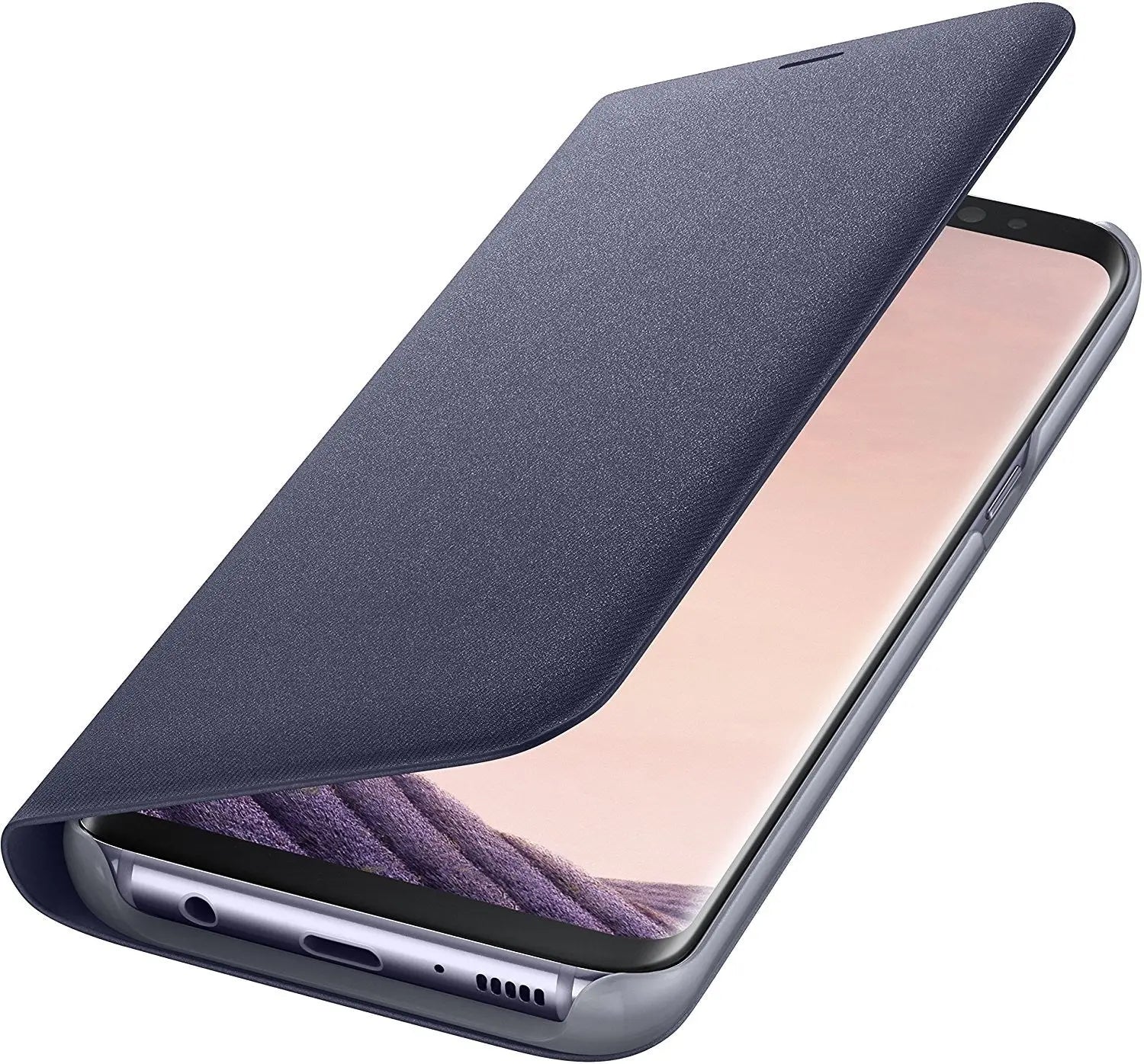 Protection rabat pour téléphone mobile Samsung LED view cover (violet) - Samsung Galaxy S8 Samsung